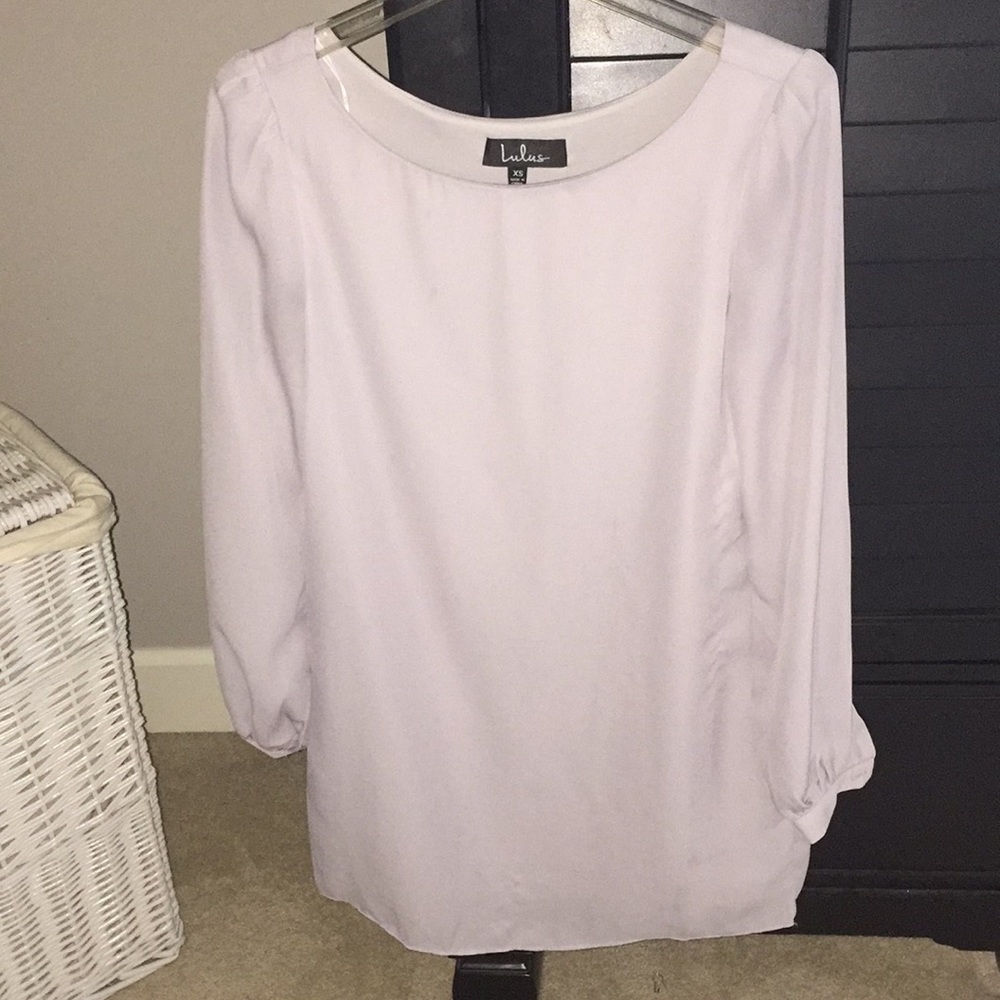 Lulus grey long sleeve dress